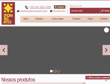 Tablet Screenshot of oficinadasartes.net.br